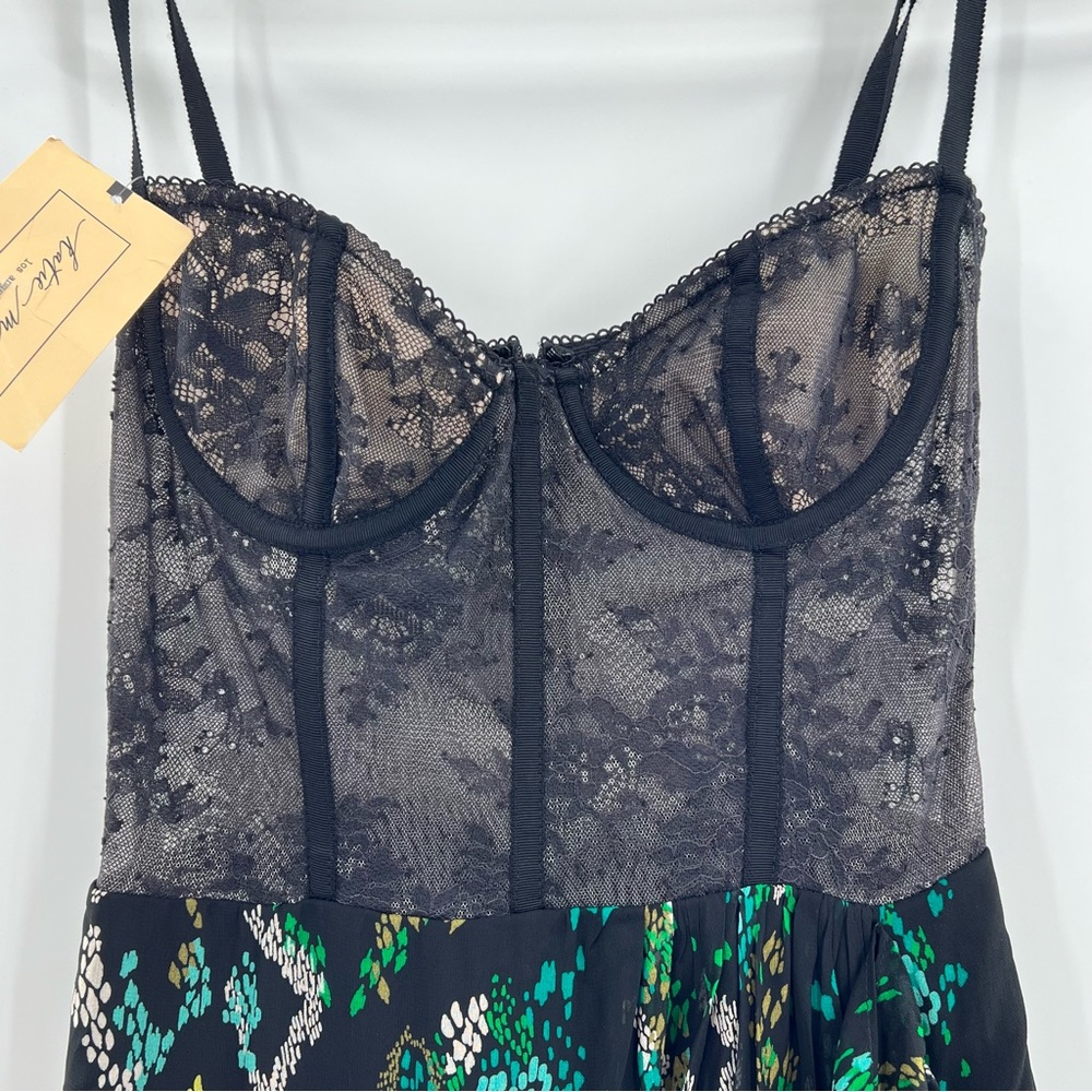Katie May NWT Senorita Bustier Gown in Black & Teal Snake size Small - Picture 5 of 10